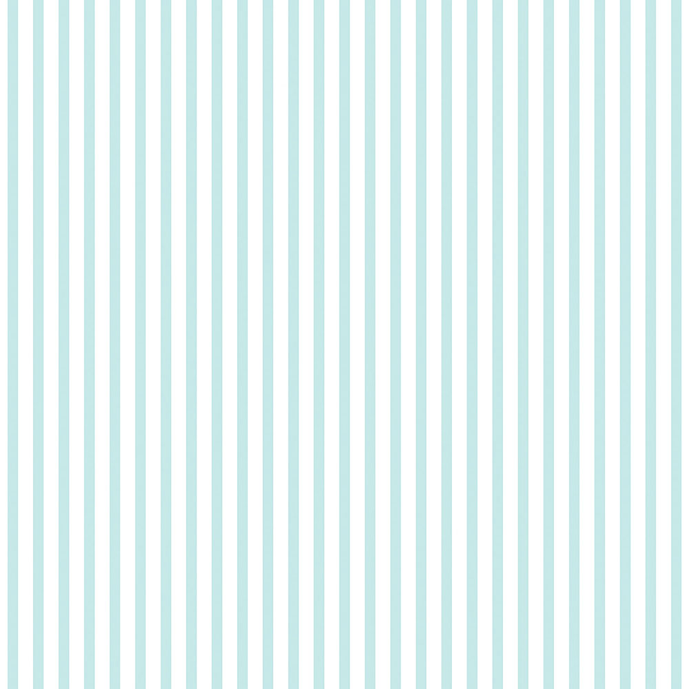 Gestreifte Tapete weiß und türkis 462-2, Pippo, ICH Wallcoverings