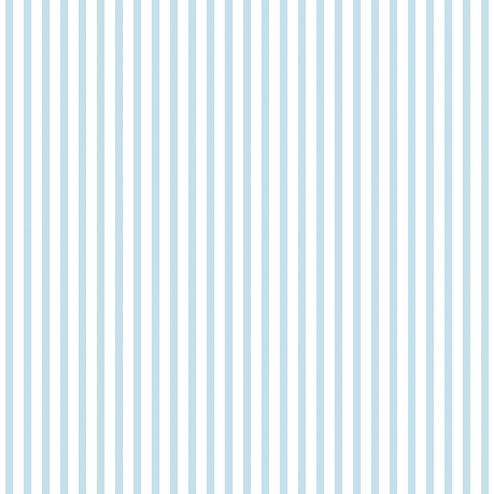 Gestreifte Tapete blau und weiß 462-1, Pippo, ICH Wallcoverings