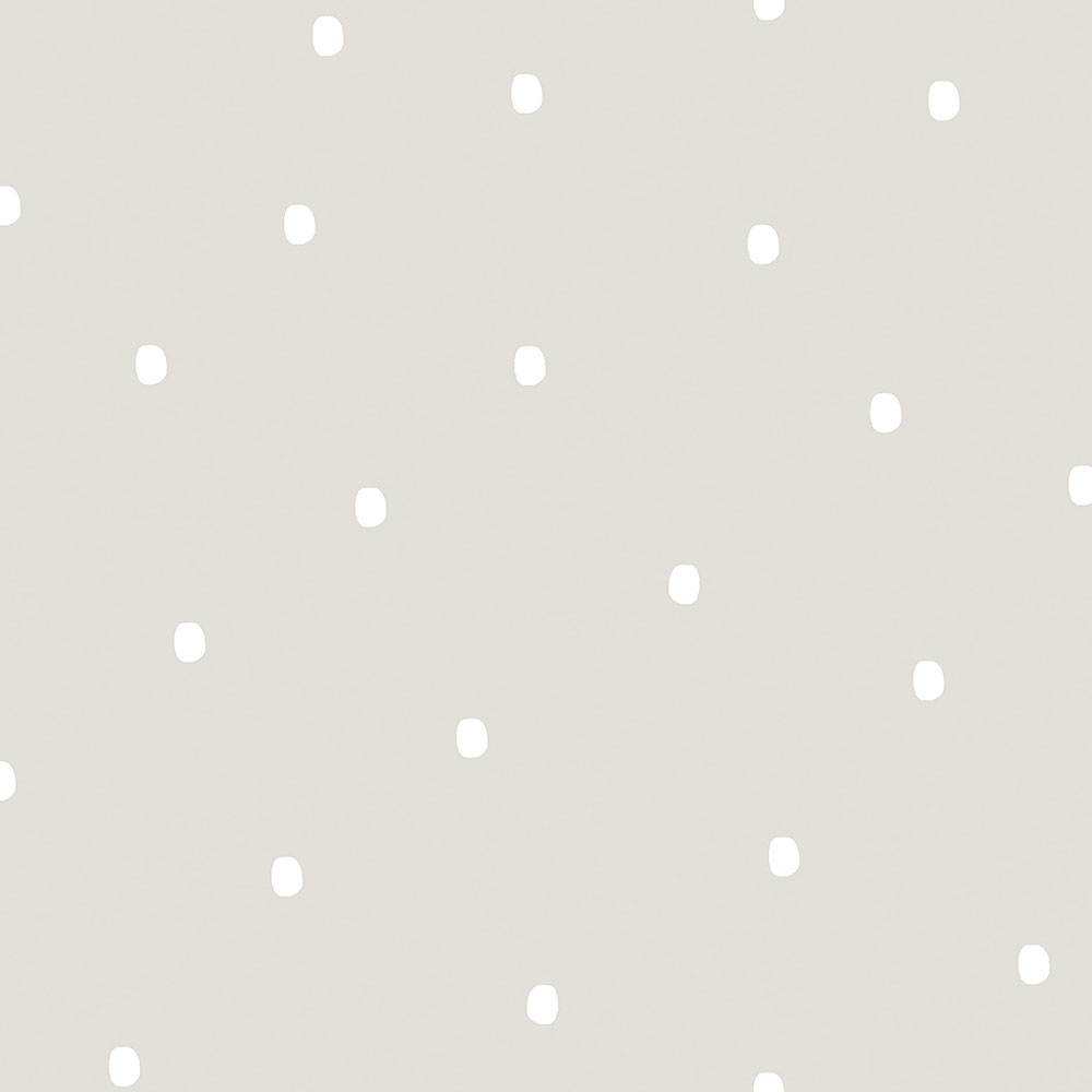 Papiertapete grau mit Punkten / Flecken 460-3, Pippo, ICH Wallcoverings