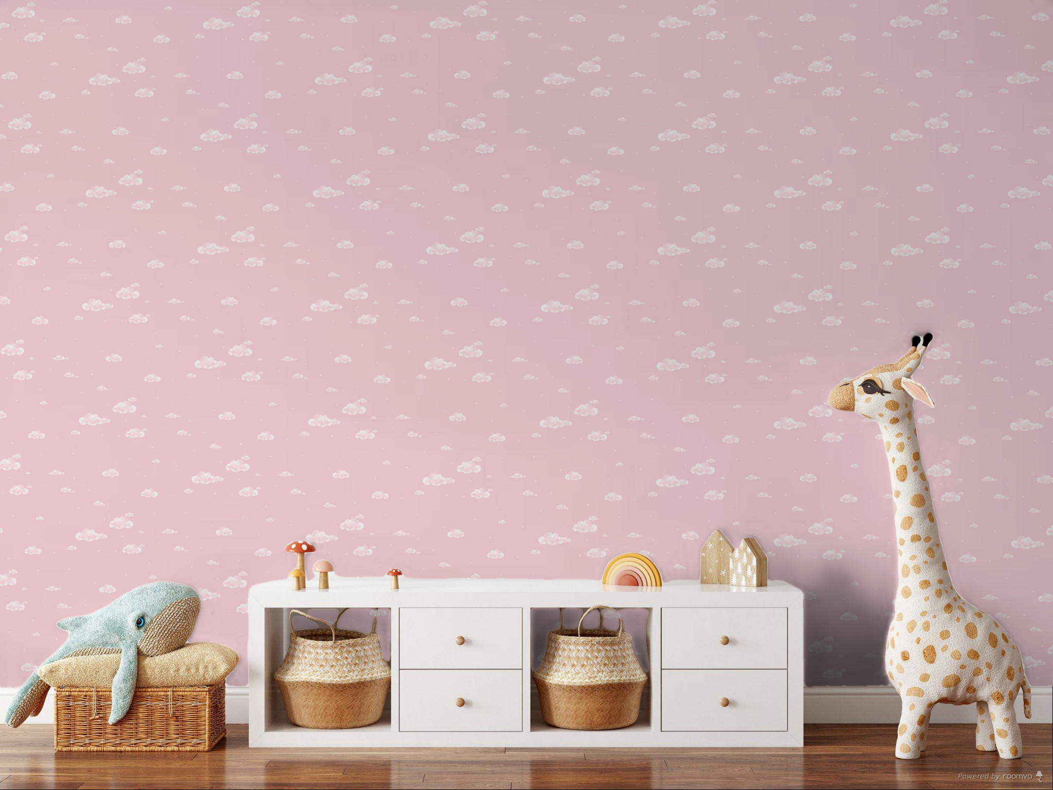 Papiertapete, Wolken, Himmel, Sterne 458-3, Pippo, ICH Wallcoverings