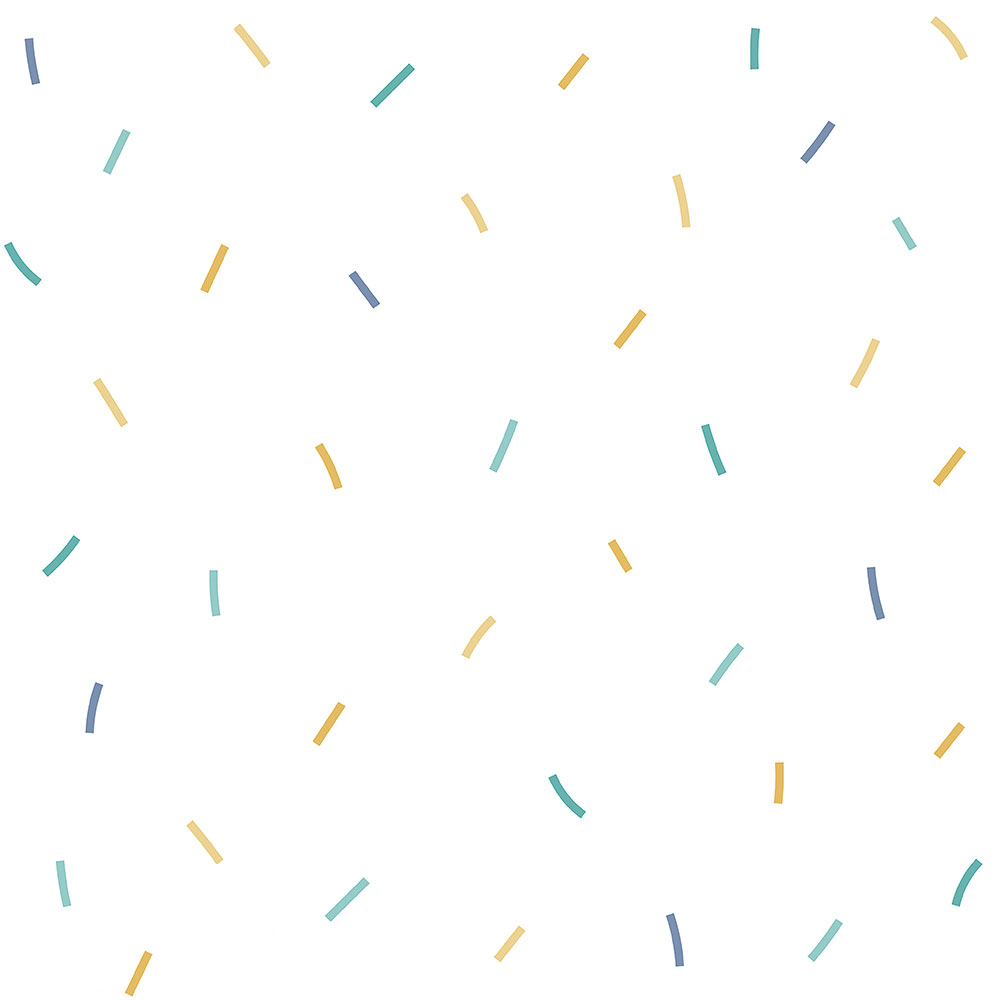 Papiertapete mit farbigen Kommas 453-1, Pippo, ICH Wallcoverings