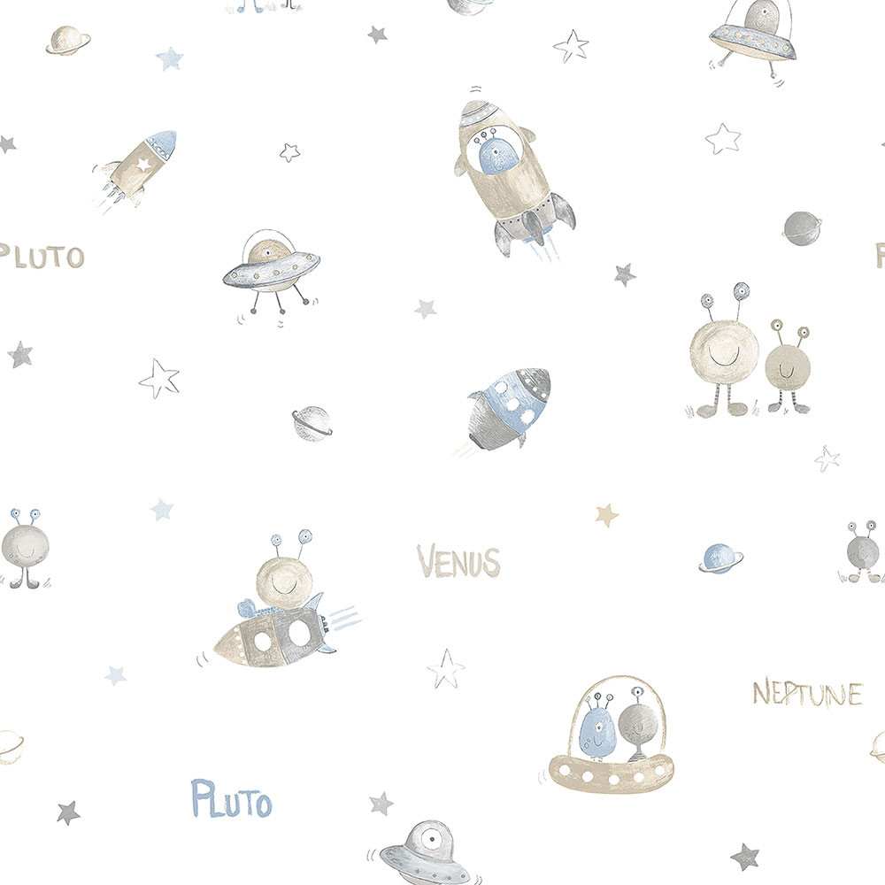 Papier Kindertapete Universum 3355-3, Oh lala, ICH Wallcoverings