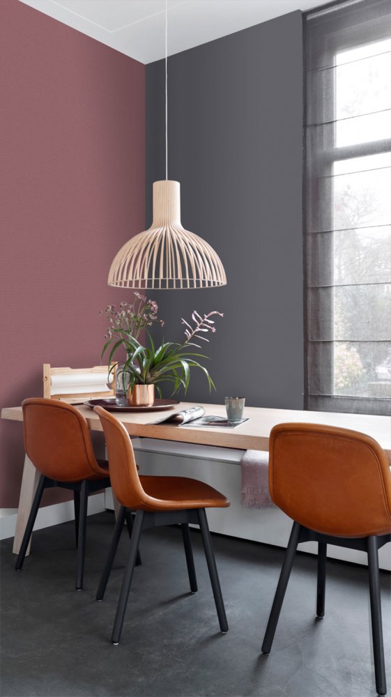 Altrosa Tapete, Stoffimitat, Vliestapete 148744, Blush, Esta Home