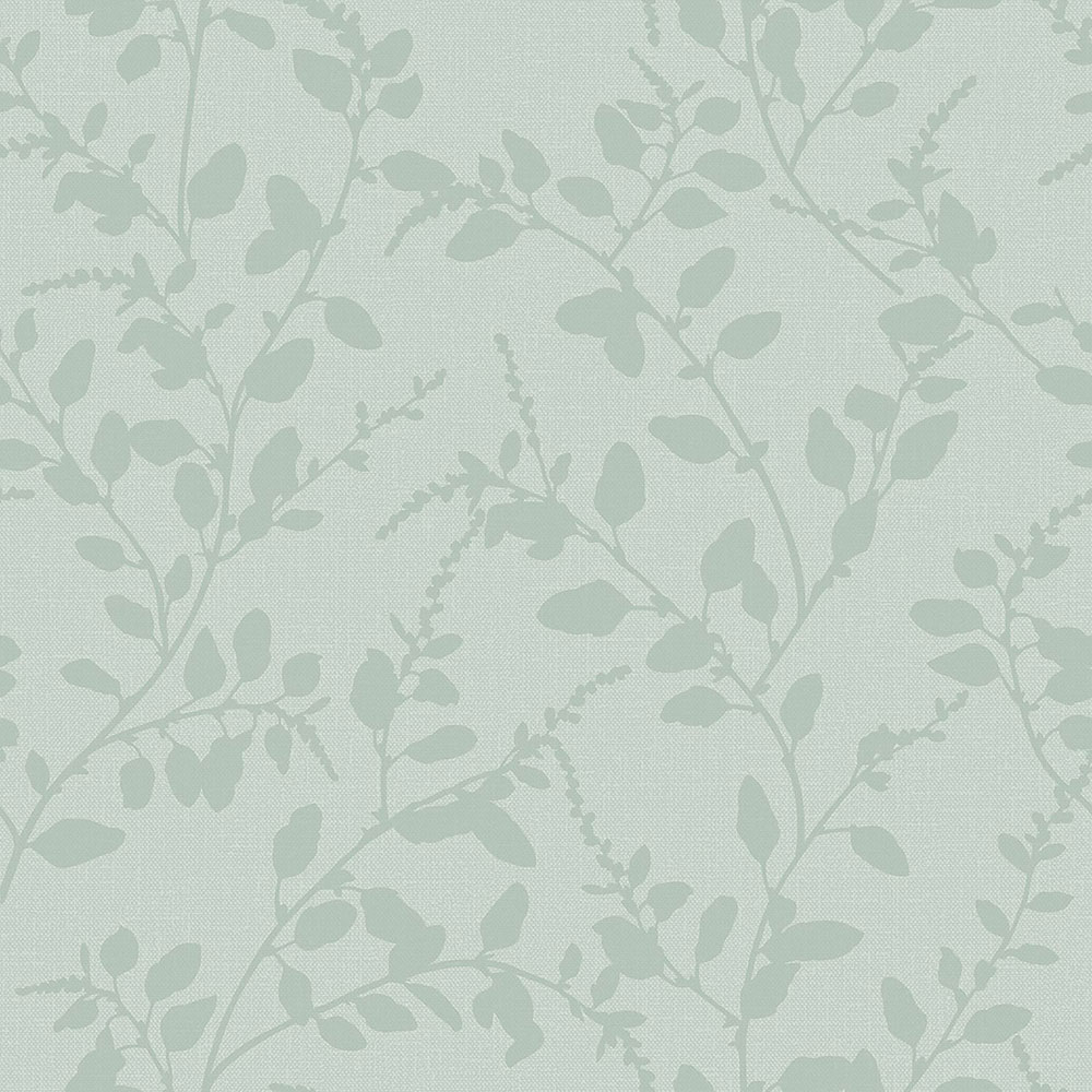 Grüne Tapete, Zweige, Blätter, Vliestapete 148729, Blush, Esta Home