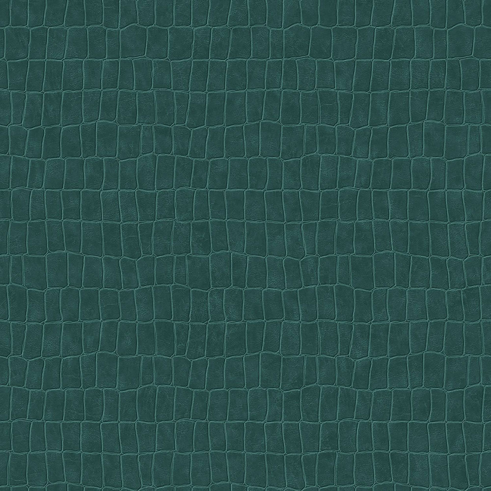 Grüne Tapete - Lederimitat, Vliestapete 139188, Paradise, Esta Home