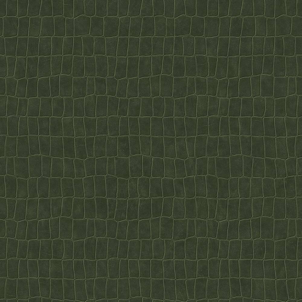 Grüne Tapete - Lederimitat, Vliestapete 139187, Paradise, Esta Home
