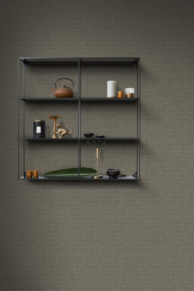 Tapete - Imitation graues Pelz, Vliestapete 139186, Paradise, Esta Home