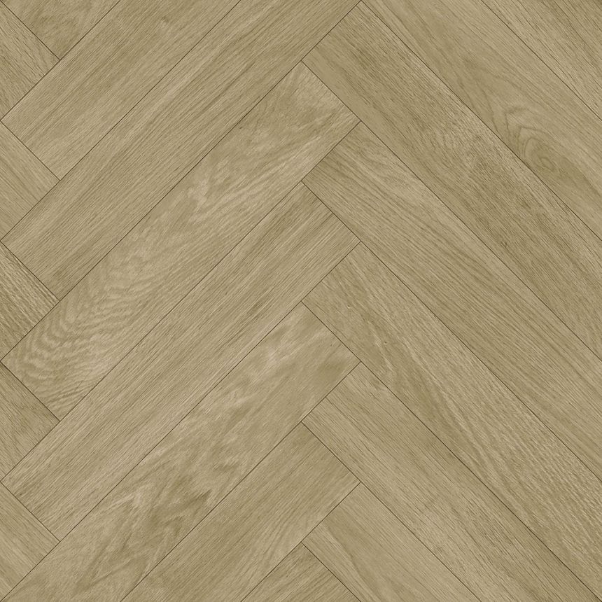 Tapete in brauner Holzoptik, Parkett, 139174, Paradise, Esta Home