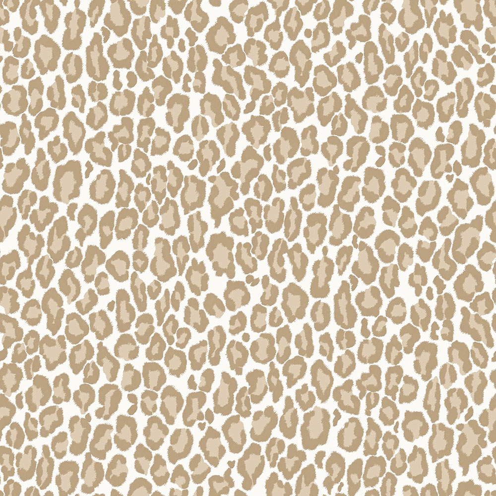 Beige Tapete - Leopardenfell-Imitat, Vliestapete 139151, Paradise, Esta Home