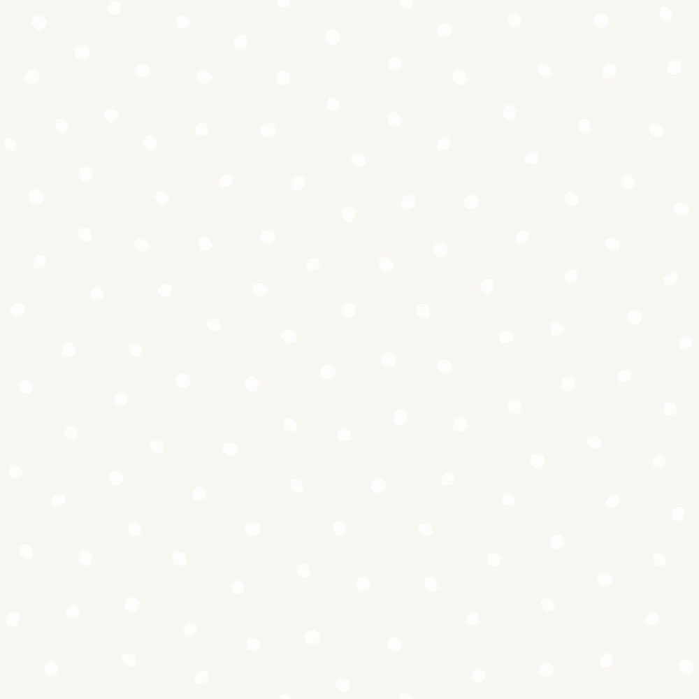 Weiße Tapete mit metallischen Tupfen, Vliestapete - 347697, Precious, Origin