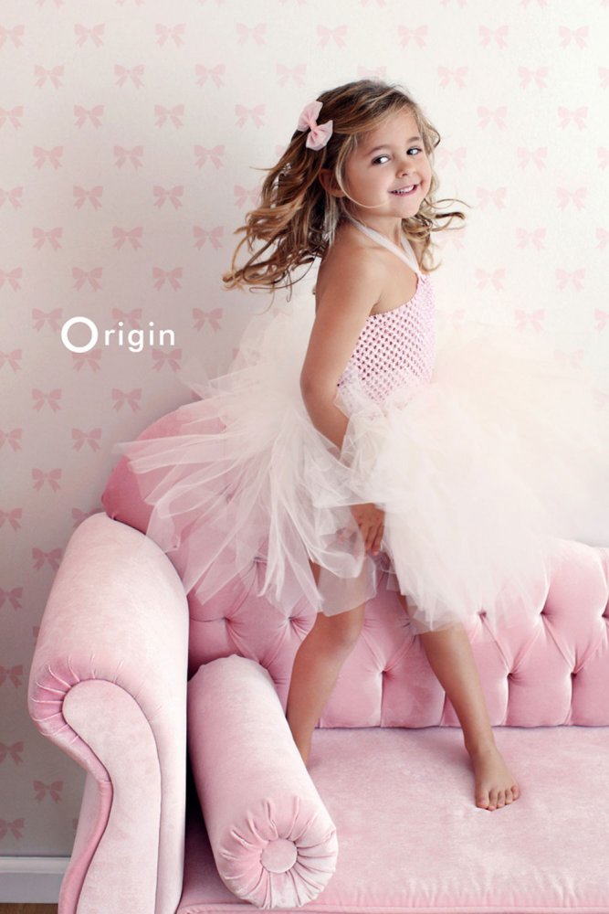 Metallic-Cremetapete mit Schleifen, Vliestapete 346846, Precious, Origin