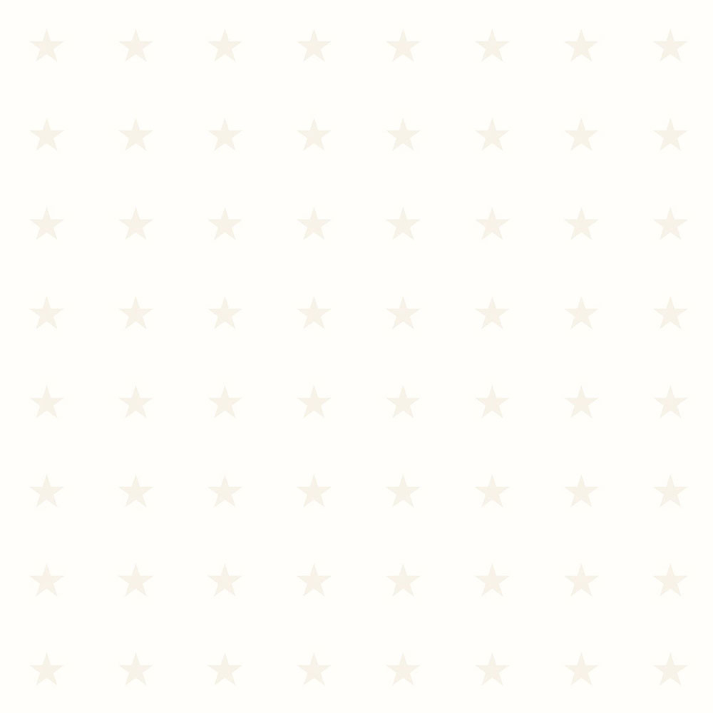 Weiße Tapete mit beigen Sternen, Vliestapete 346828, Precious, Origin