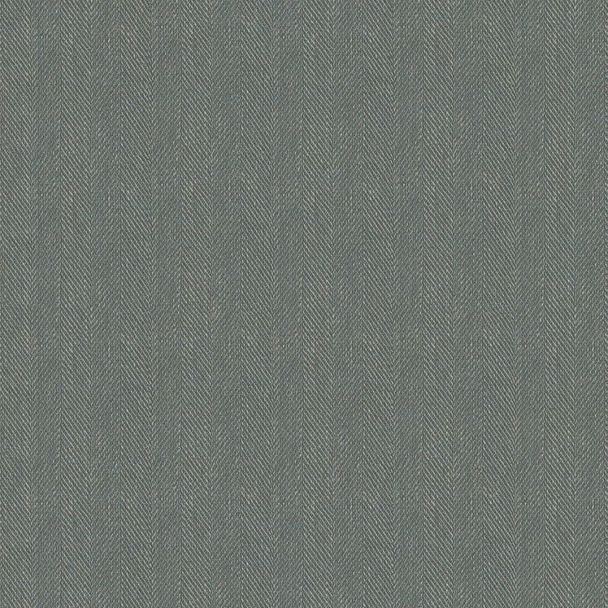 Tapete, Stoffimitat, Fischgrätenmuster, Vliestapete 347660, Natural Fabrics, Origin