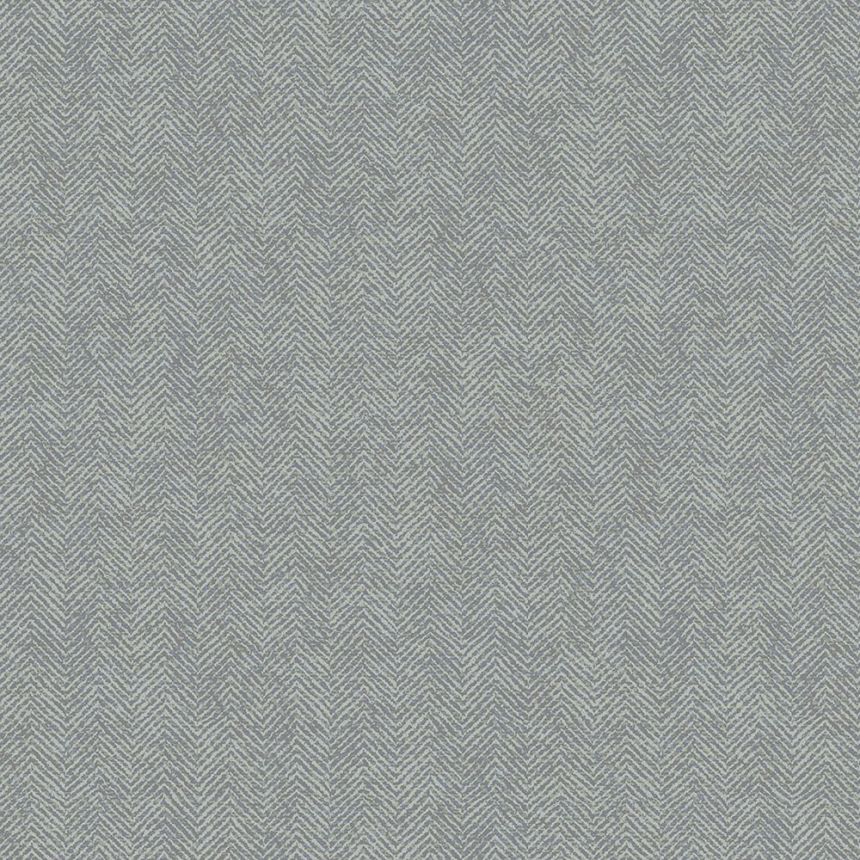 Tapete, Stoffimitat, Fischgrätenmuster, Vliestapete 347667, Natural Fabrics, Origin