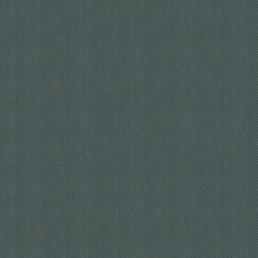 Tapete, Stoffimitat, Fischgrätenmuster, Vliestapete 347662, Natural Fabrics, Origin