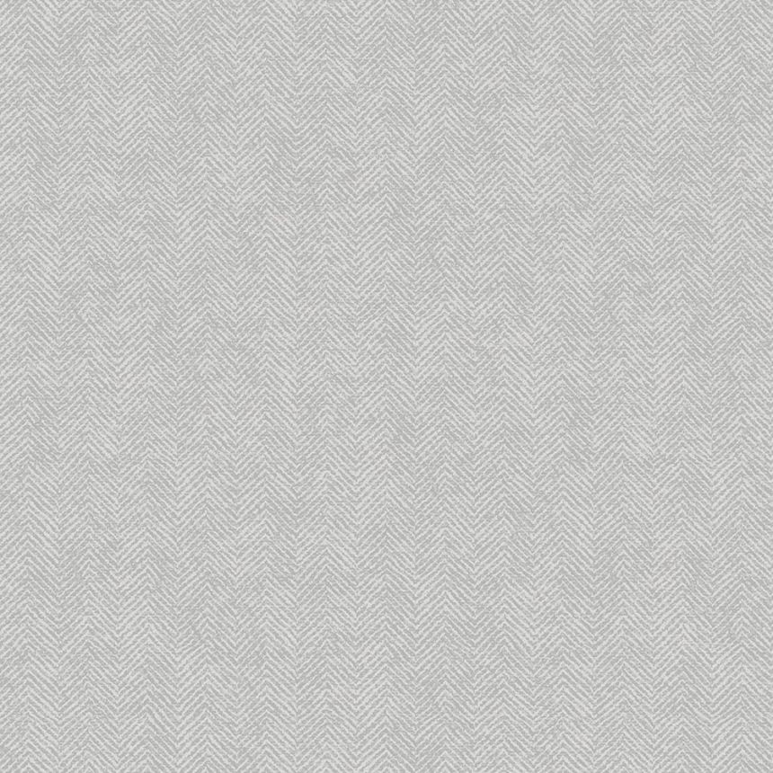 Tapete, Stoffimitat, Fischgrätenmuster, Vliestapete 347664, Natural Fabrics, Origin