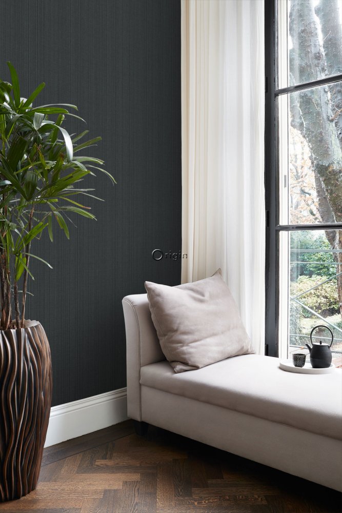 Tapete, Webstoffimitat, Vliestapete 347625, Natural Fabrics, Origin