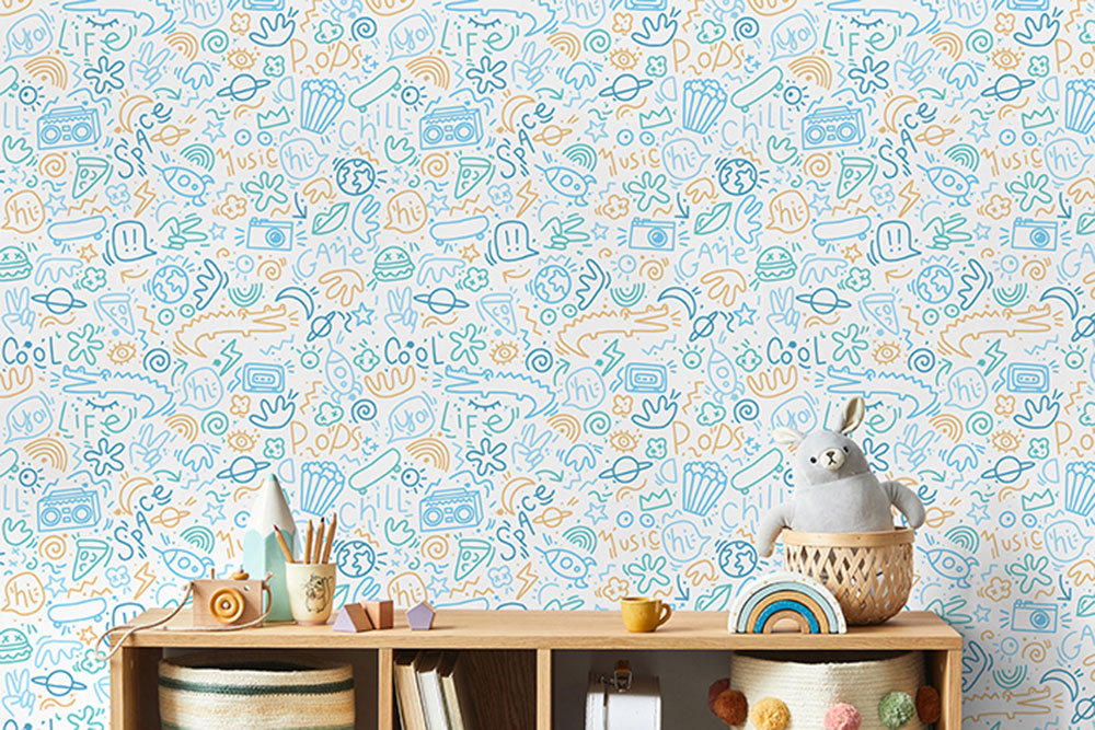 Tapeten für Teenager - grafische Motive, Vliestapete M45701, My Kingdom, Ugépa