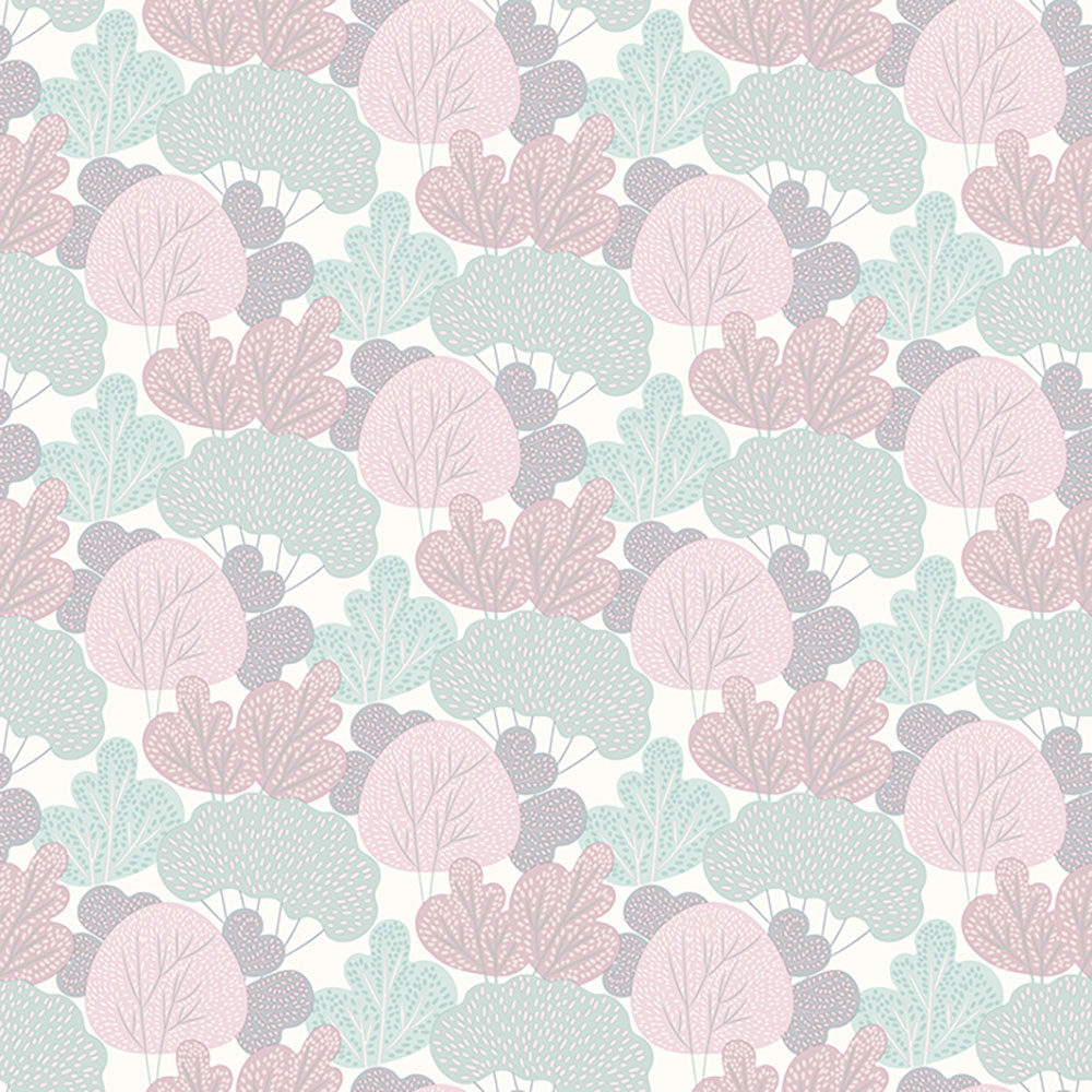 Kindertapete mit Pflanzen, Bäumen, Vliestapete A96803, My Kingdom, Ugépa