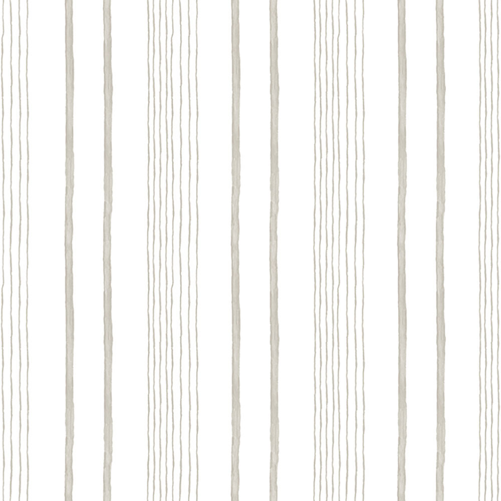 Weiße Tapete mit grauen Streifen, Vliestapete M33307, My Kingdom, Ugépa