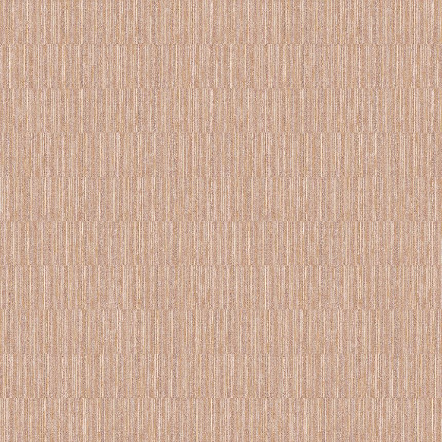 Braun-orange Tapete - Bambusimitat 6509-4, Batabasta, ICH Wallcoverings