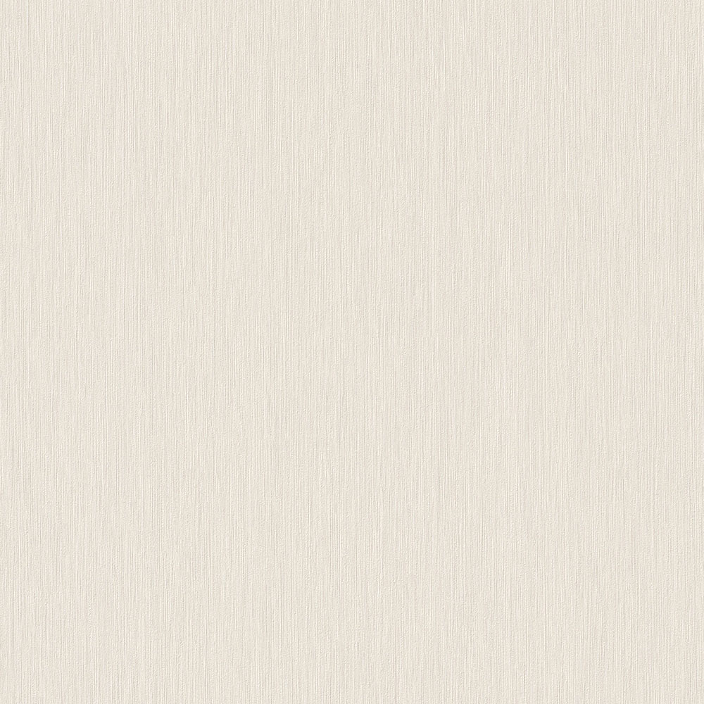 Cremefarbene strukturierte einfarbige Tapete MU1001 Muse, Grandeco
