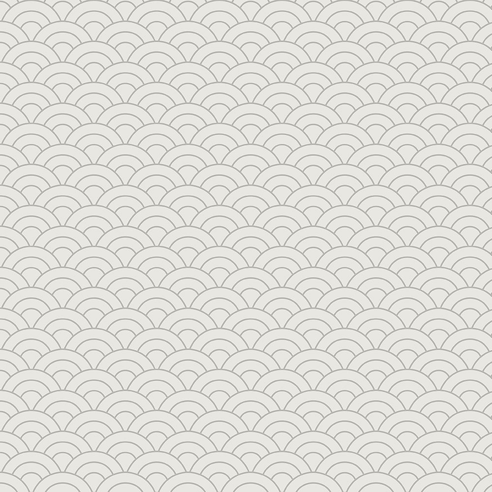 Graue Tapete, gewölbtes Muster 6506-1, Batabasta, ICH Wallcoverings