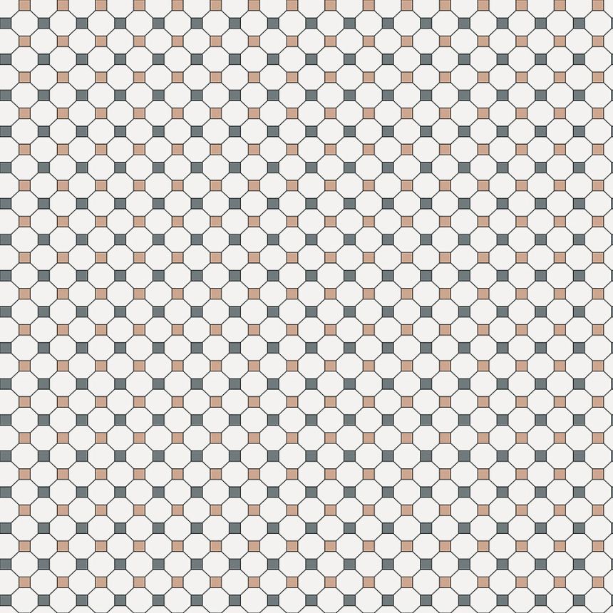 Vliestapete, Mosaik, Mosaikfliesen 6504-3, Batabasta, ICH Wallcoverings