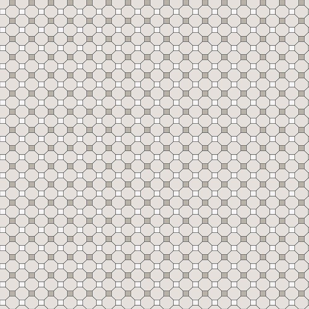 Graue Tapete, Mosaik 6504-2, Batabasta, ICH Wallcoverings