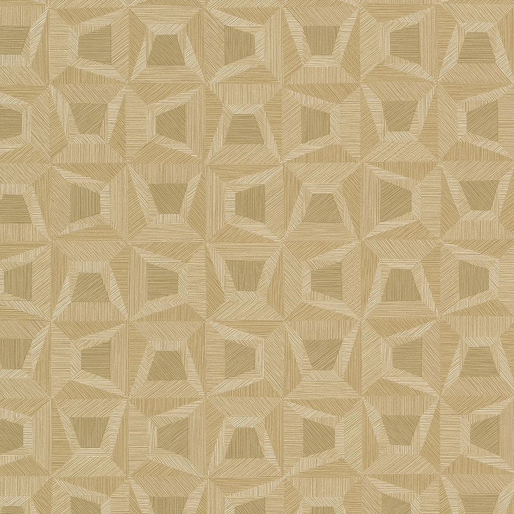 Beige Tapete mit geometrischen Mustern 31907, Textilia, Limonta