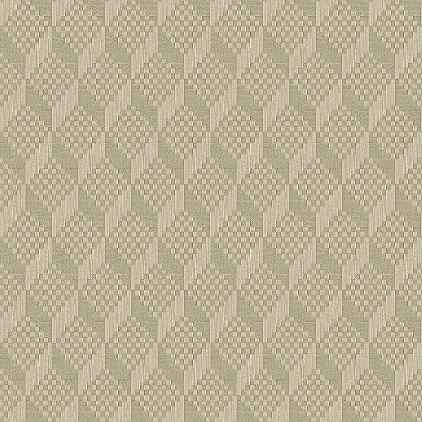 Graugrüne Luxustapete 3d GR322304, Grace, Design ID