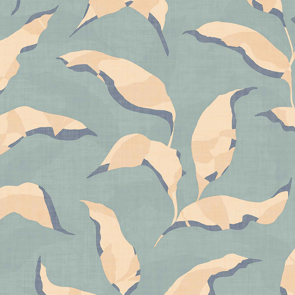 Blaue Tapete, Pflanzen, Zweige, Blätter 318052, Twist, Eijffinger