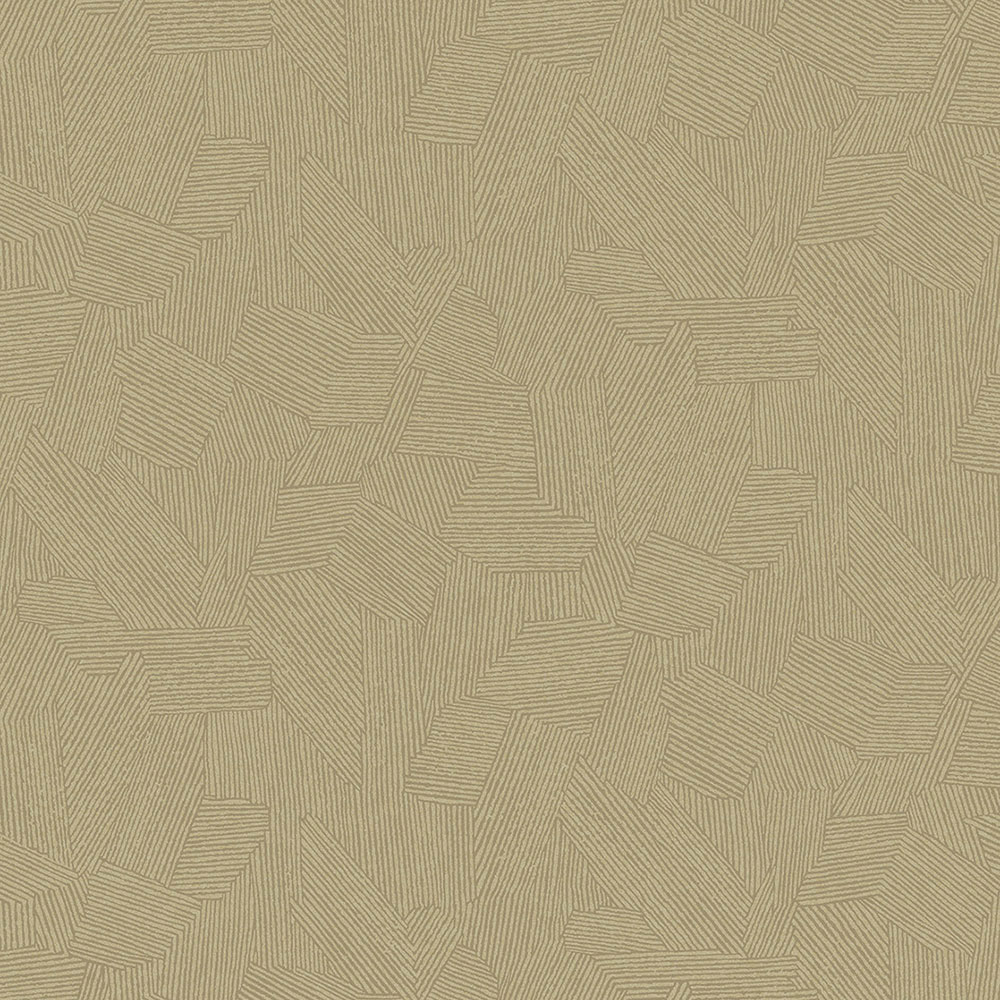 Ockerfarbene Tapete mit grafischem Ethno-Muster 318002, Twist, Eijffinger