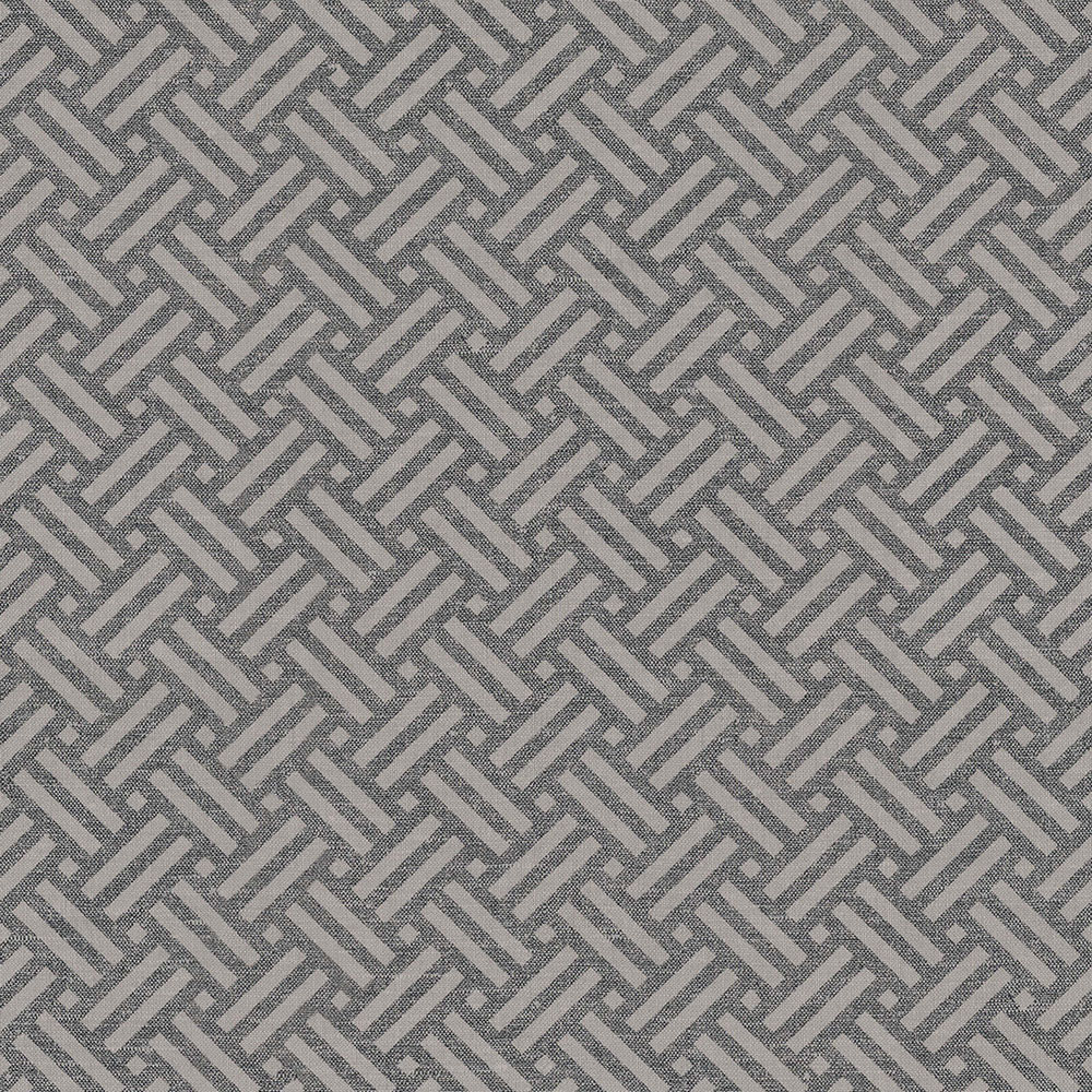 Graue Tapete mit Flechtmuster 221151, Rivi?ra Maison 3, BN Walls
