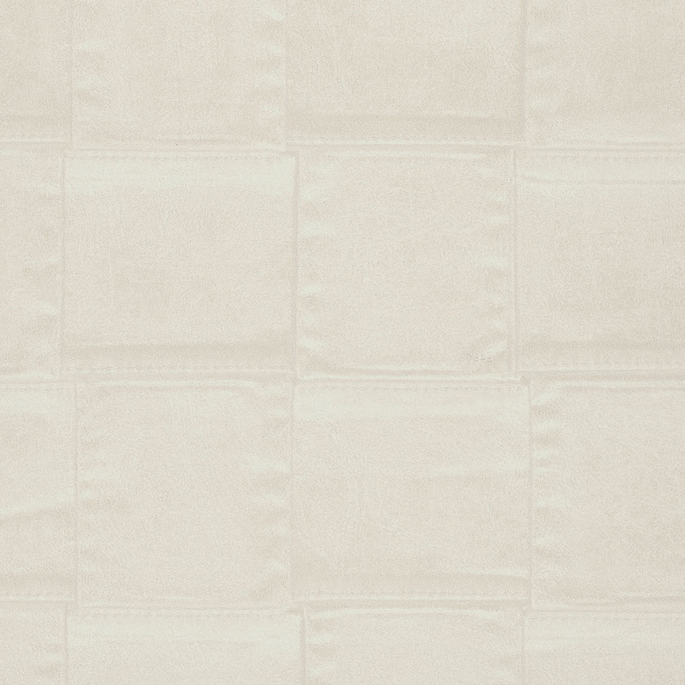 Luxustapete, cremefarbenes Lederimitat 64803, Materea, Limonta