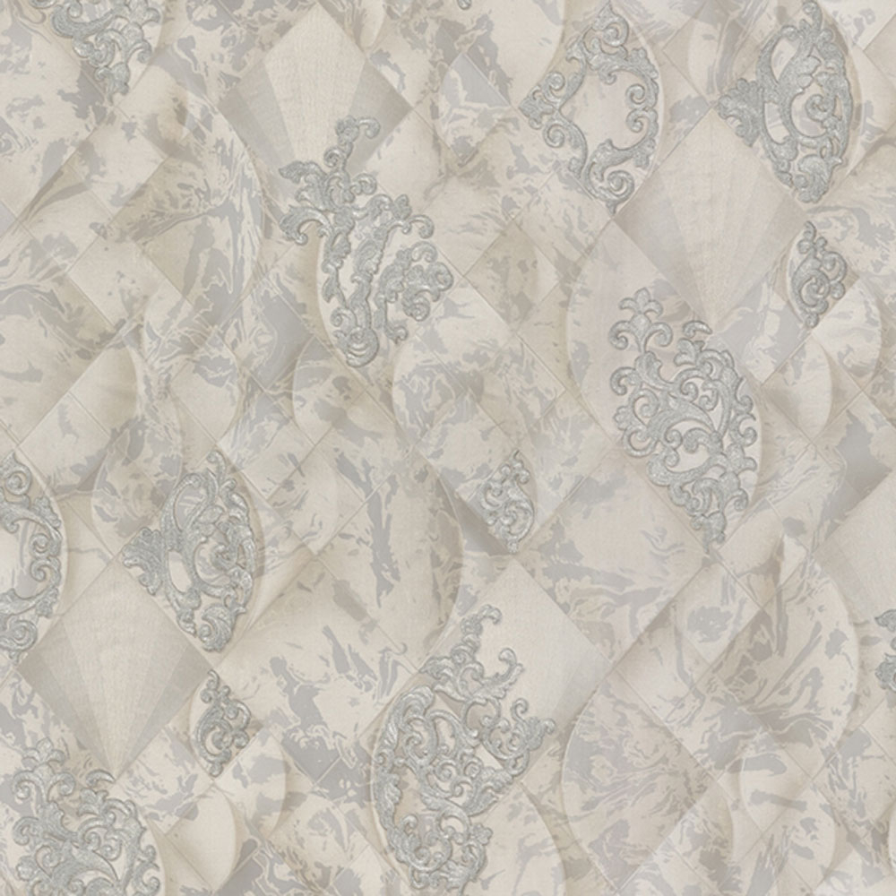 Luxus mintgrüne Tapete mit Ornamenten M31922, Magnifica Murella, Zambaiti Parati