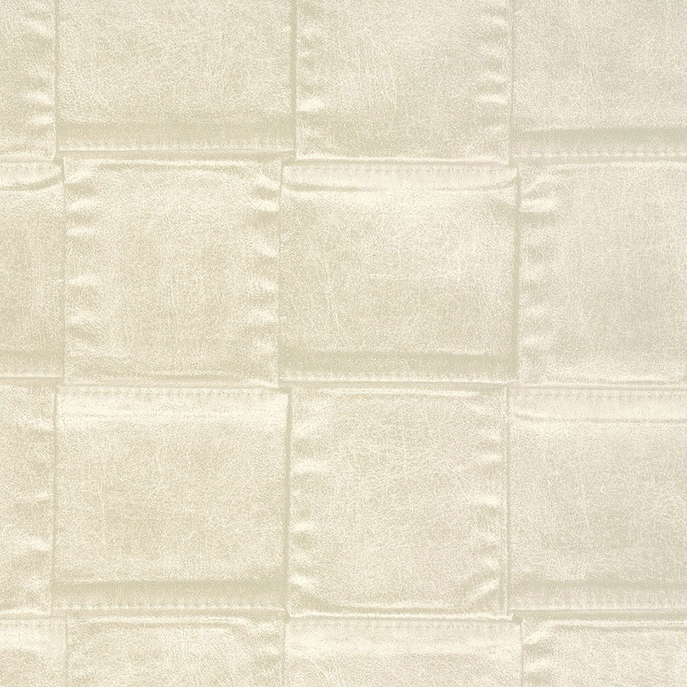 Luxustapete, hellbeiges Lederimitat 64801, Materea, Limonta