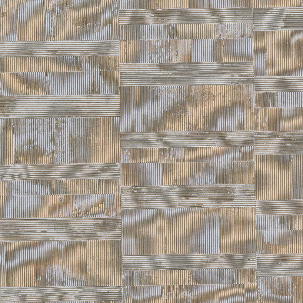 Geometrische Luxustapete grau-braun 64607, Materea, Limonta