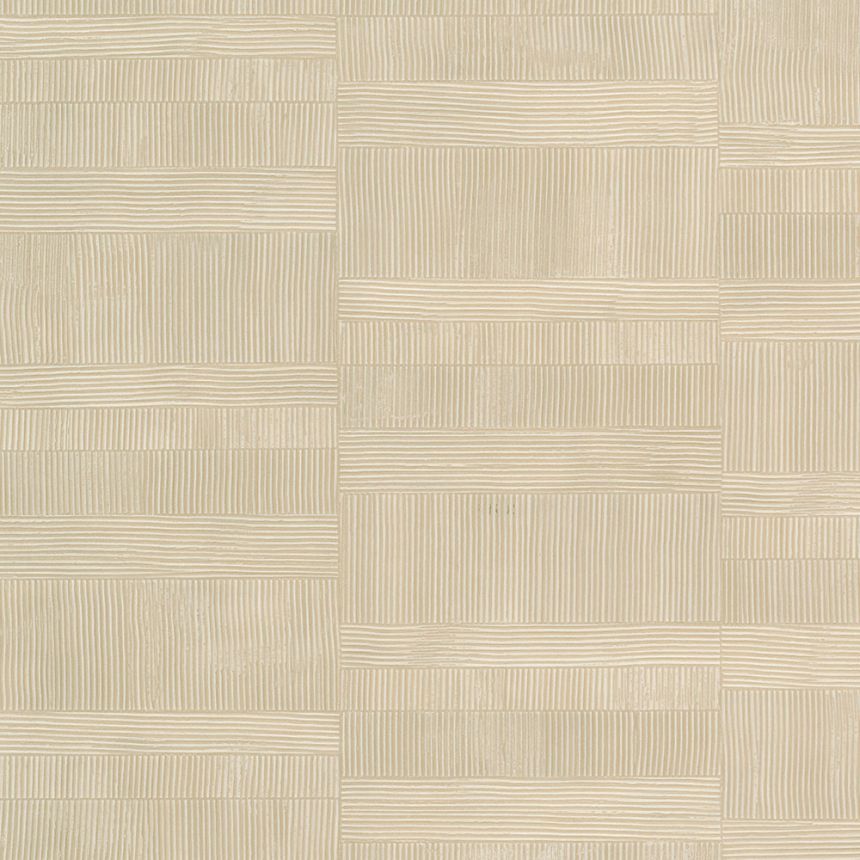 Geometrische Luxustapete hellbeige 64602, Materea, Limonta