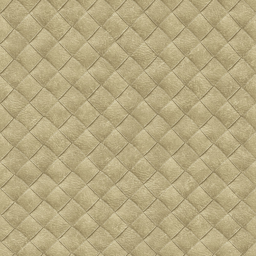 Beige Tapete, Lederimitat TA25071 Tahiti, Decoprint