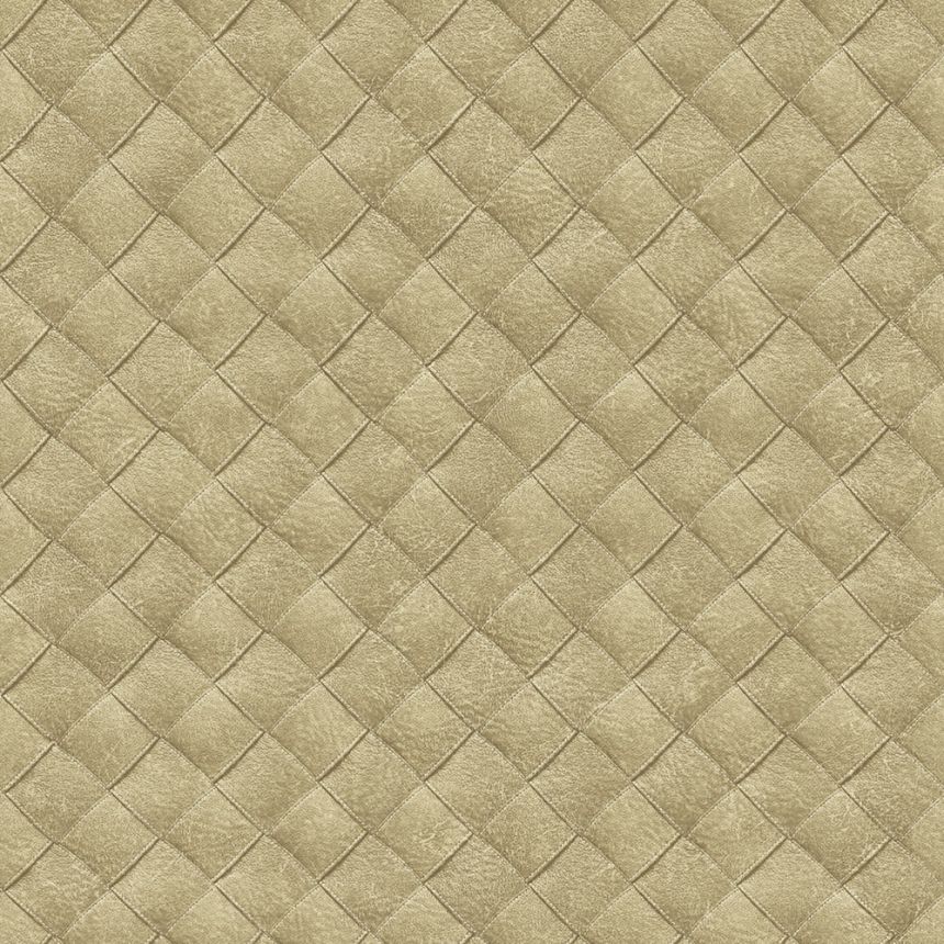 Beige Tapete, Lederimitat TA25071 Tahiti, Decoprint