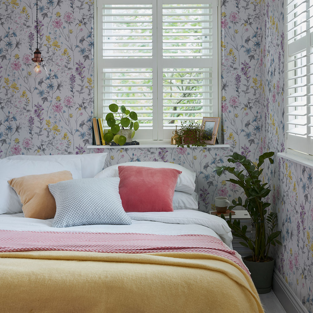 Tapete mi Wiesenblumen 113363, Laura Ashley, Graham & Brown