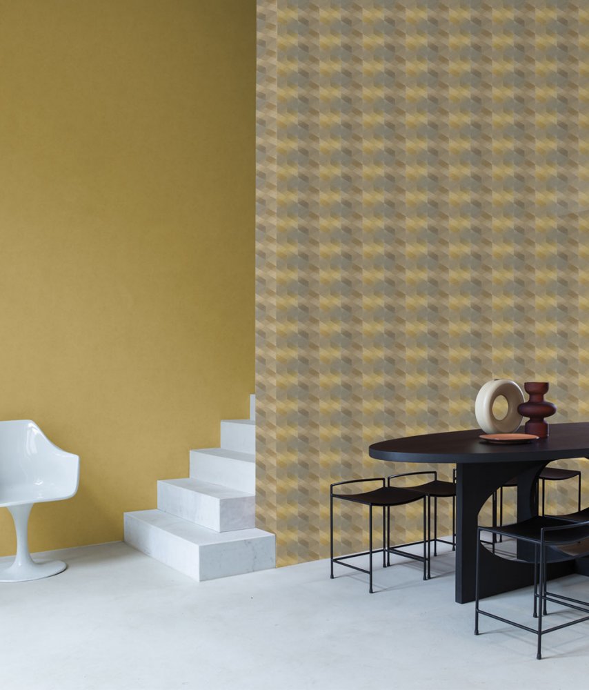 Geometrische Tapete beige, AF24581, Affinity, Decoprint