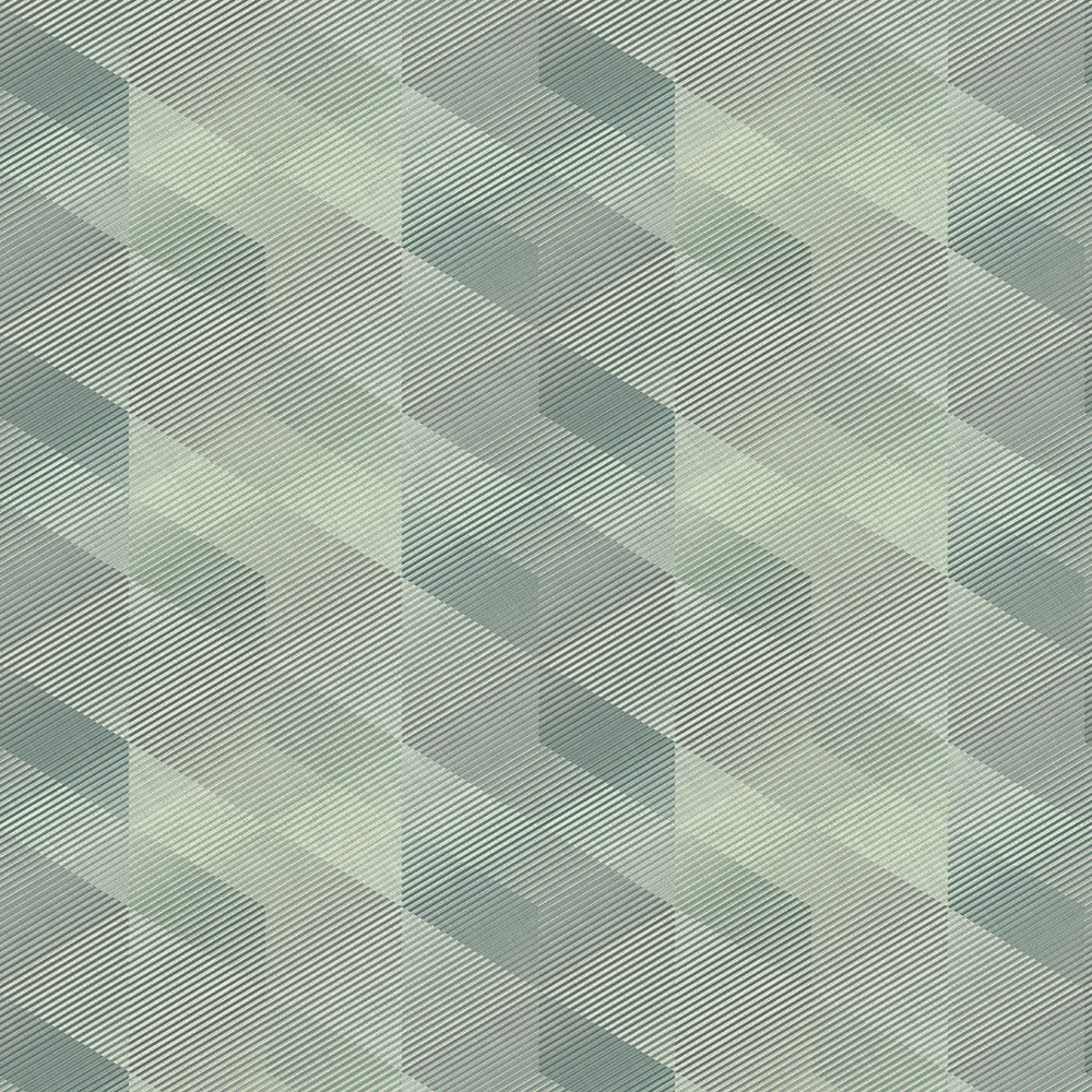 Geometrische Tapete hellgrün, AF24580, Affinity, Decoprint