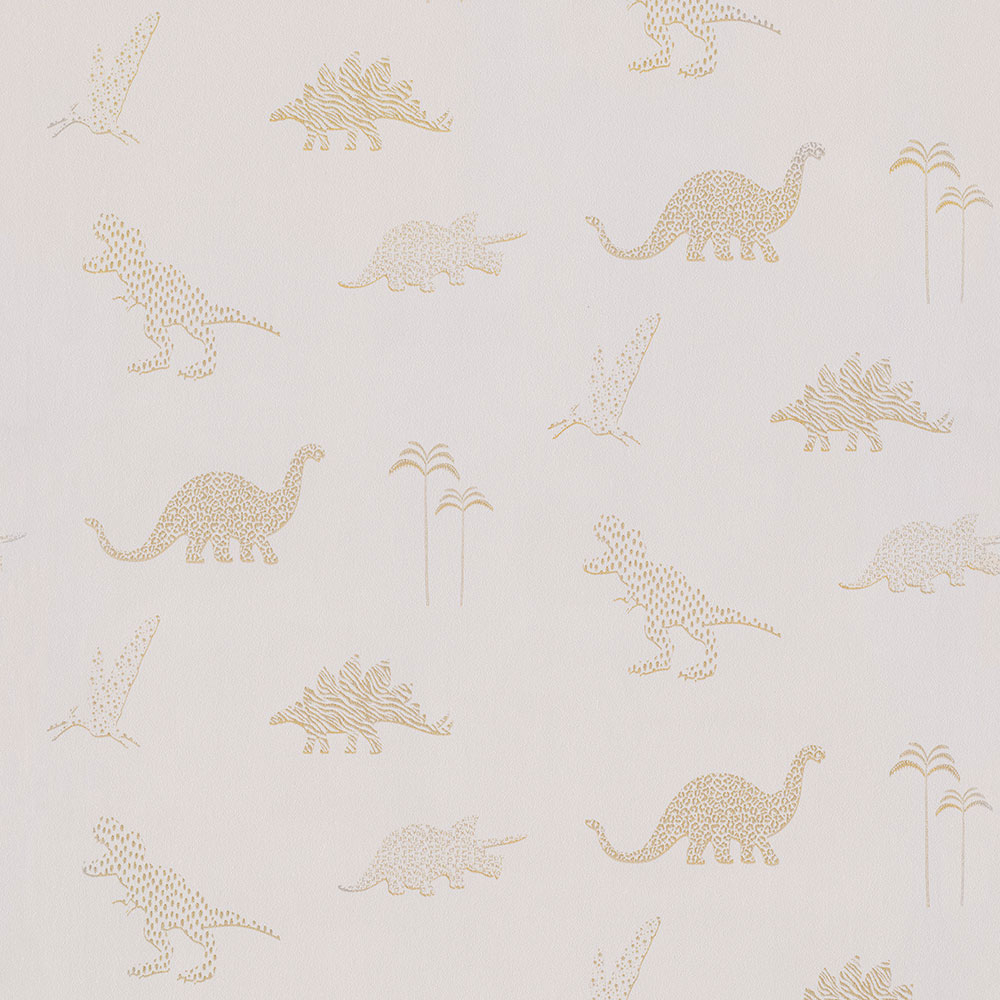 Beige Kindertapete mit Dinosauriern 220781, Doodleedo, BN Walls