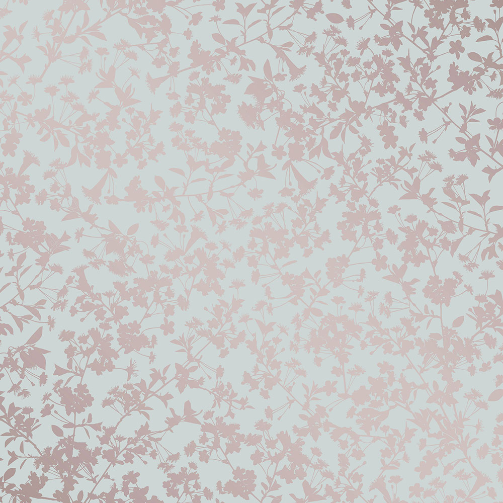 Blaue Tapete, Blumen, M52404, Adéle, Ugépa