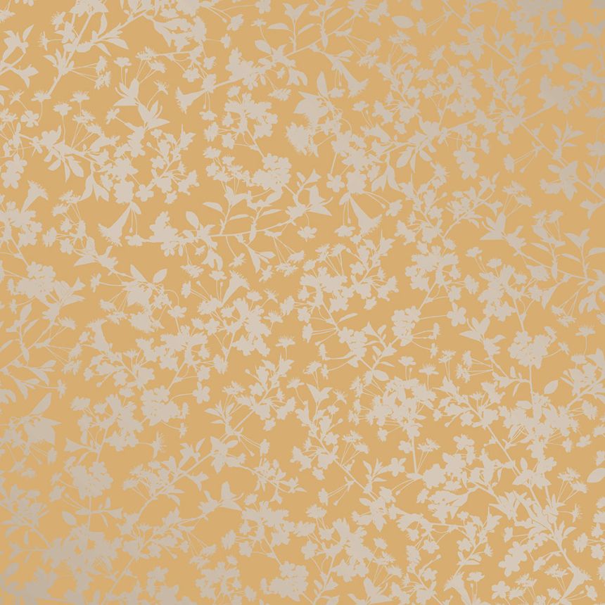 Gelbe Tapete, Blumen, M52402, Adéle, Ugépa