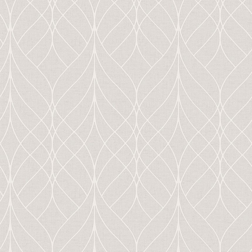 Beige Tapete mit geometrischen Mustern, M41907, Adéle, Ugépa