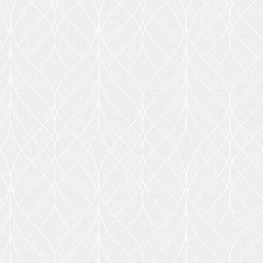 Graue Tapete mit geometrischen Mustern, M41900, Adéle, Ugépa