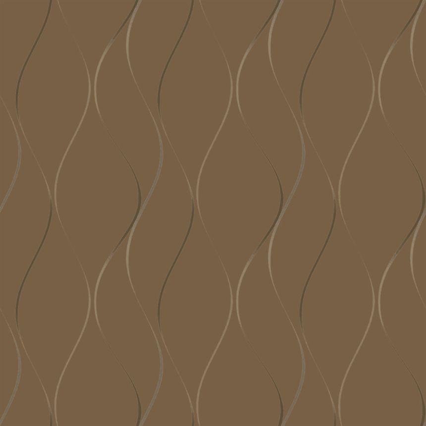 Metallische Goldtapete mit Wellen Y6201406, Dazzling Dimensions 2, York